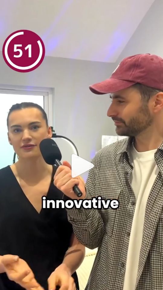 Jacob interviewing a local business owner